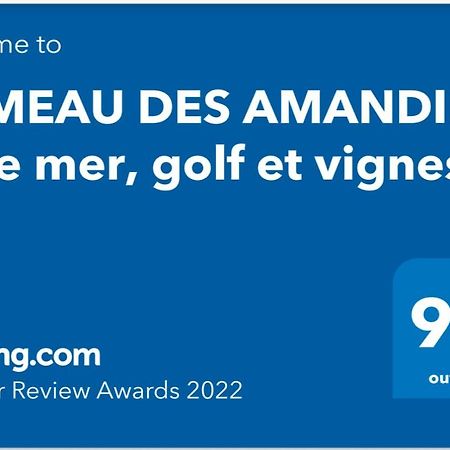 Апартаменты Hameau Des Amandiers - Vue Mer, Golf Et Vignes Сен-Сир-сюр-Мер Экстерьер фото