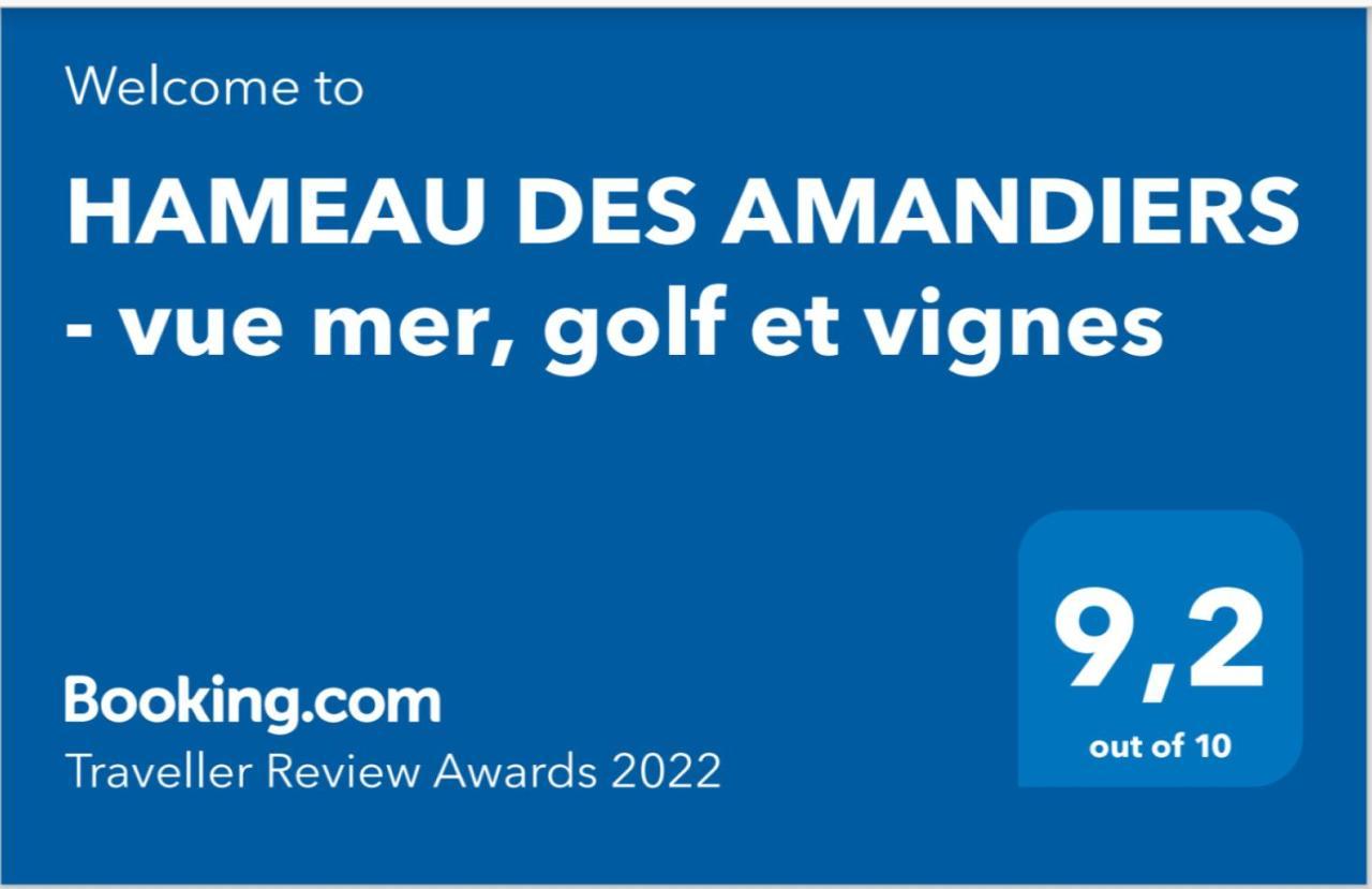 Апартаменты Hameau Des Amandiers - Vue Mer, Golf Et Vignes Сен-Сир-сюр-Мер Экстерьер фото