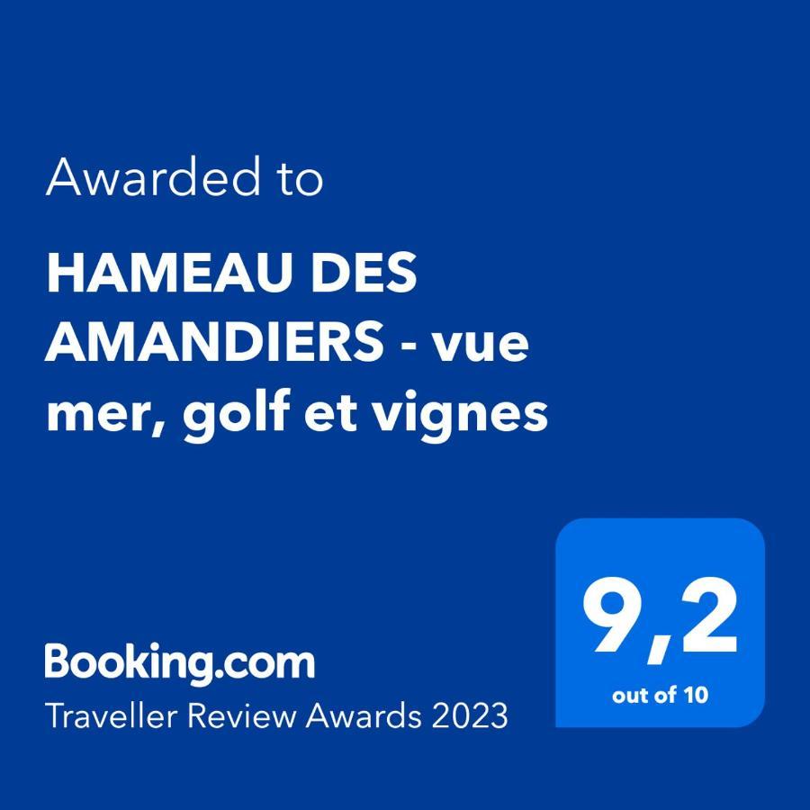 Апартаменты Hameau Des Amandiers - Vue Mer, Golf Et Vignes Сен-Сир-сюр-Мер Экстерьер фото